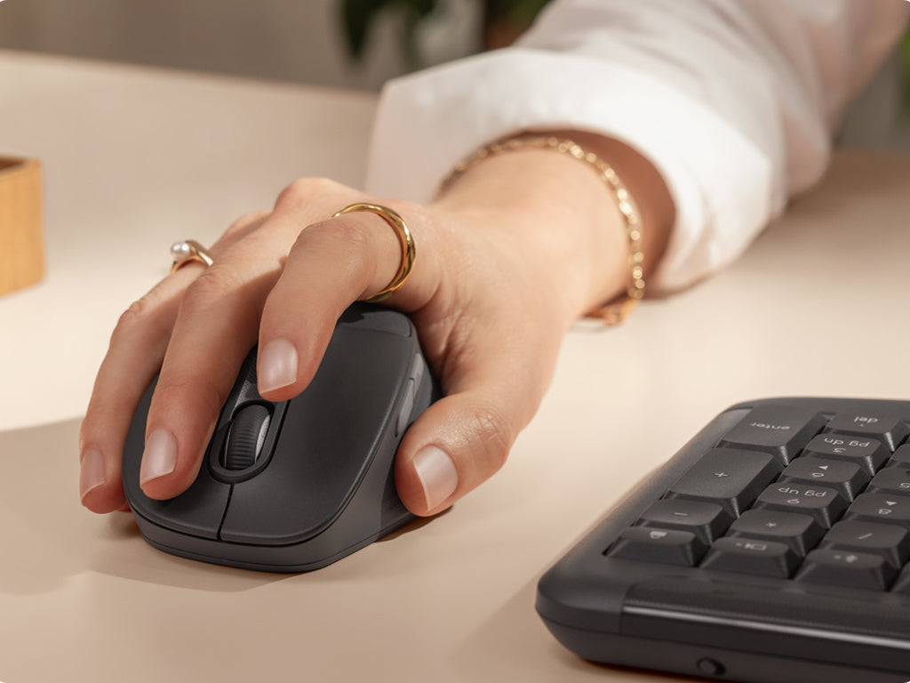 Miška Logitech Signature Comfort Plus M850 L Bluetooth, grafitna