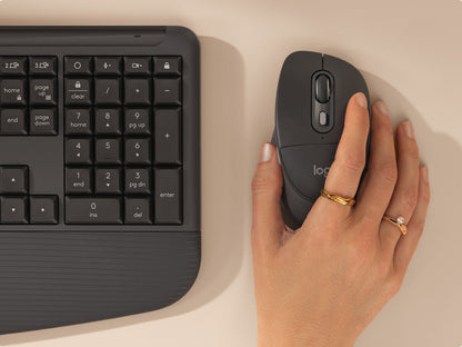 Miška Logitech Signature Comfort Plus M850 L Bluetooth, grafitna