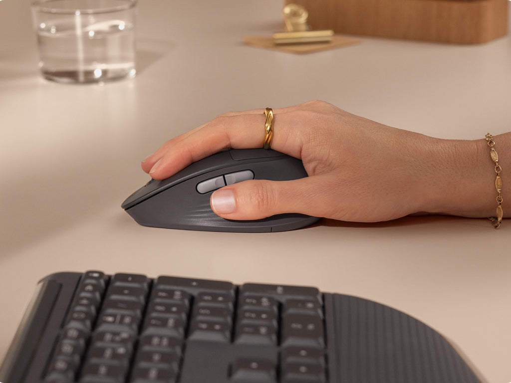 Miška Logitech Signature Comfort Plus M850 L Bluetooth, grafitna