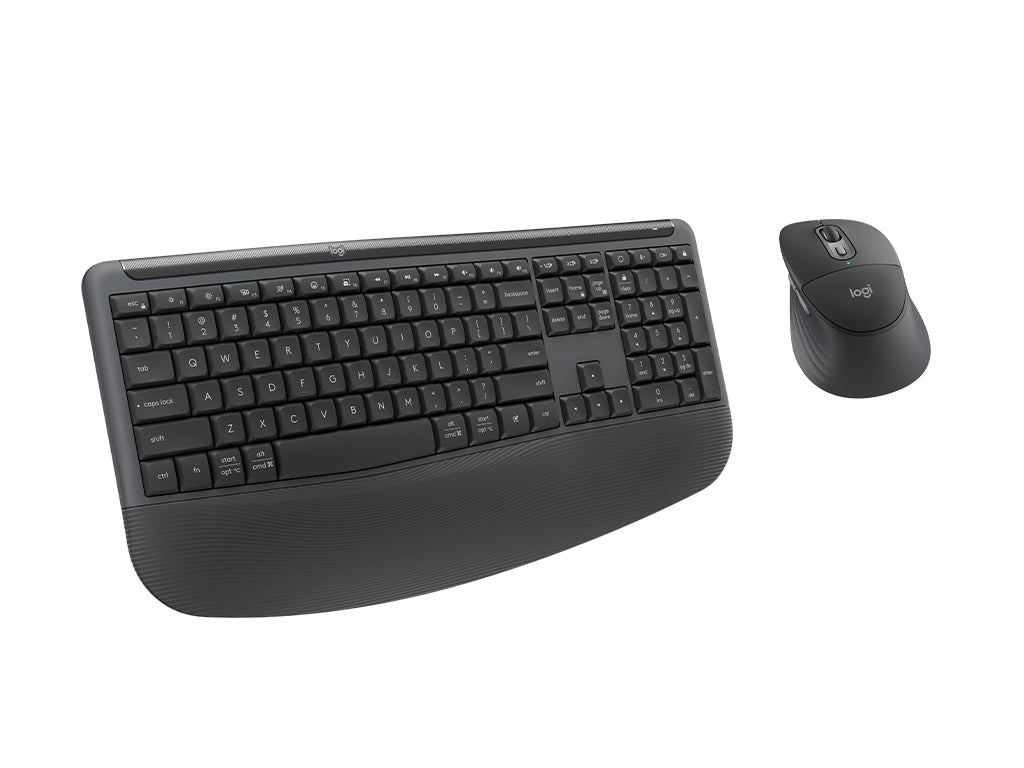 Tipkovnica in miška Logitech Signature Comfort Plus MK880, grafitna, SLO