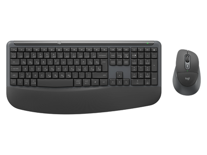 Tipkovnica in miška Logitech Signature Comfort Plus MK880, grafitna, SLO