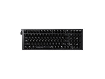 Tipkovnica ASUS ROG Strix Morph 96 Wireless, ROG NX Snow V2, PBT, RGB, USB, US