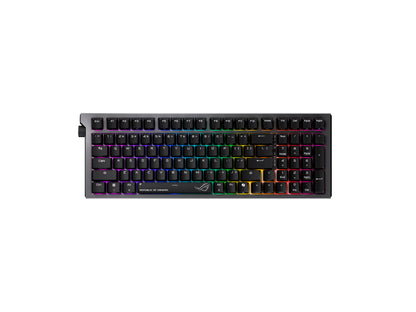 Tipkovnica ASUS ROG Strix Morph 96 Wireless, ROG NX Snow V2, PBT, RGB, USB, US