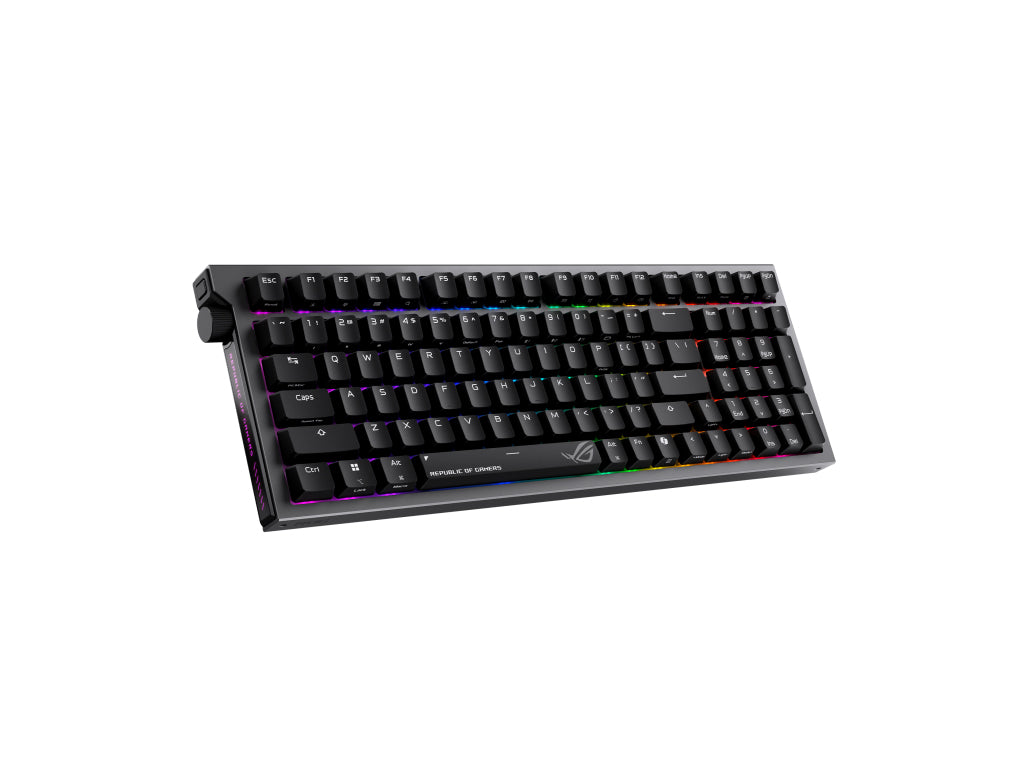 Tipkovnica ASUS ROG Strix Morph 96 Wireless, ROG NX Snow V2, PBT, RGB, USB, US