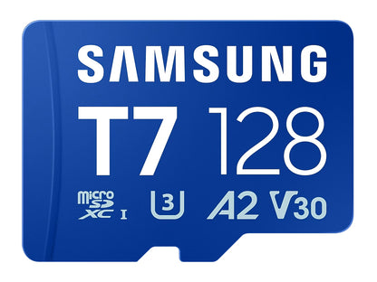Spominska kartica Samsung T7, micro SDXC, 128GB, U3, V30, A2, UHS-I, 170 MB/s