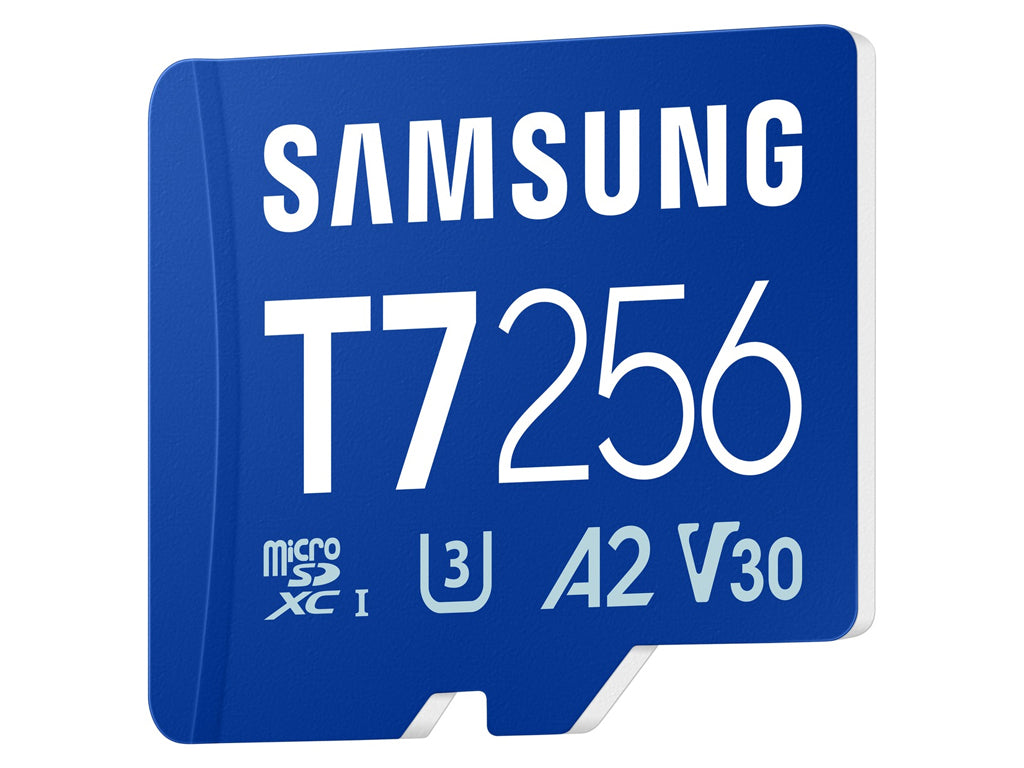 Spominska kartica Samsung T7, micro SDXC, 256GB, U3, V30, A2, UHS-I, 170 MB/s