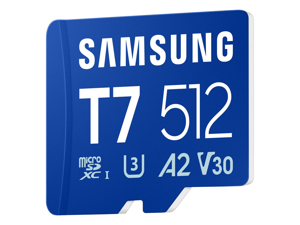 Spominska kartica Samsung T7, micro SDXC, 512GB, U3, V30, A2, UHS-I, 170 MB/s