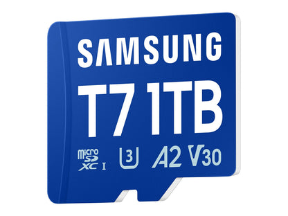 Spominska kartica Samsung T7, micro SDXC, 1TB, U3, V30, A2, UHS-I, 170 MB/s