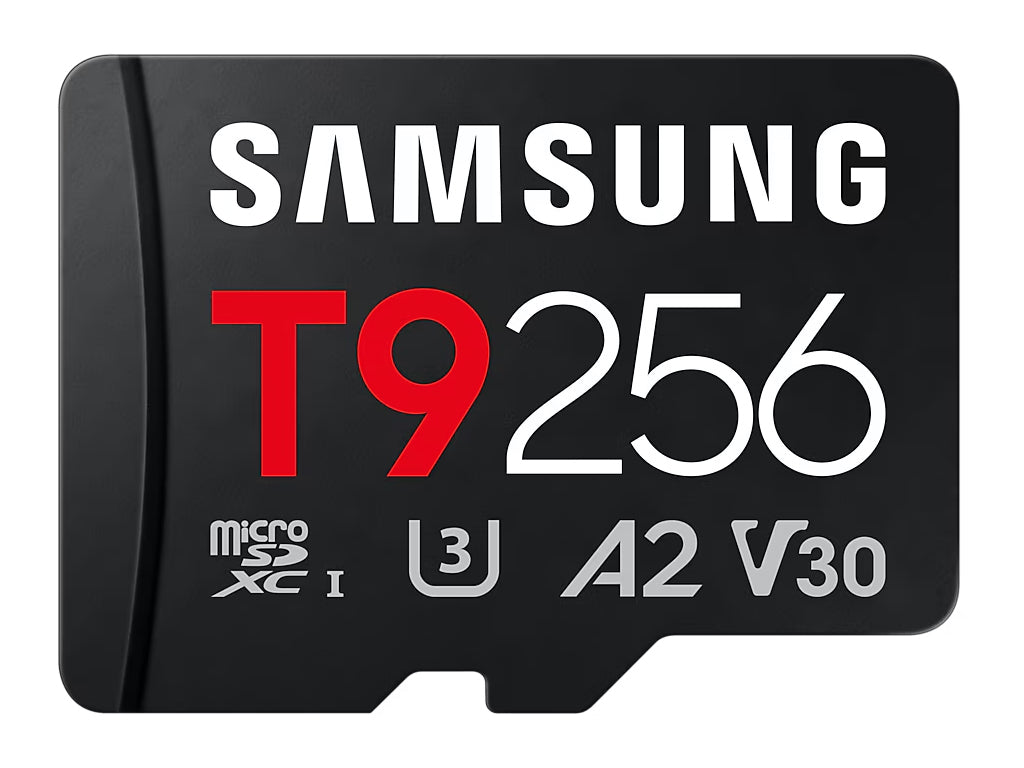 Spominska kartica Samsung T9, micro SDXC, 256GB, U3, V30, A2, UHS-I, 200 MB/s