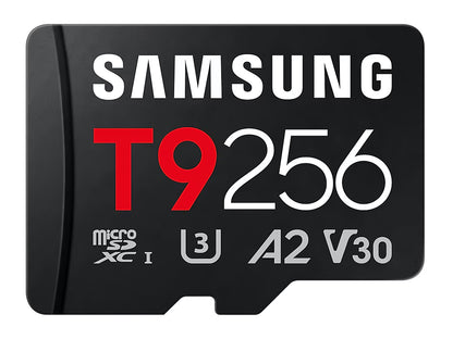 Spominska kartica Samsung T9, micro SDXC, 256GB, U3, V30, A2, UHS-I, 200 MB/s