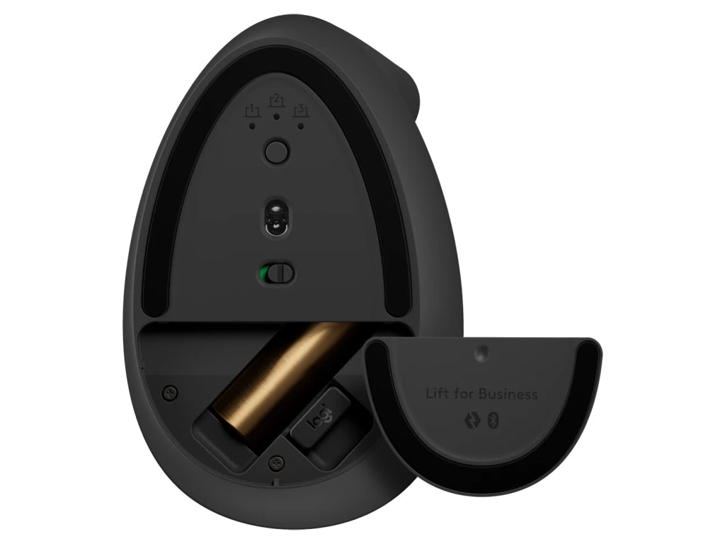 Miška Logitech Lift Vertical for Business, ergonomska, grafitna