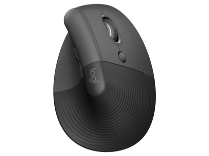 Miška Logitech Lift Vertical for Business, ergonomska, grafitna