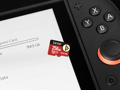 Spominska kartica Lexar PLAY PRO, Micro SDXC Express 7.1, 256GB, 900MB/s, V30