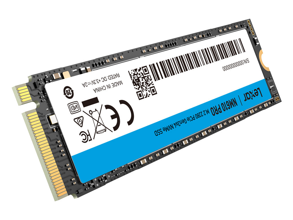SSD 500GB M.2 80mm PCI-e 3.0 x4 NVMe, 3D TLC, Lexar NM610 PRO (LNM610P500G-RNNNG)