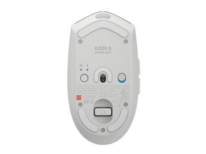 Miška Logitech G305 X SUPERLIGHT, bela