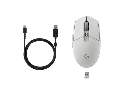 Miška Logitech G305 X SUPERLIGHT, bela