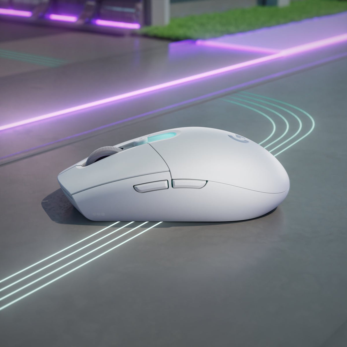 Miška Logitech G305 X SUPERLIGHT, bela