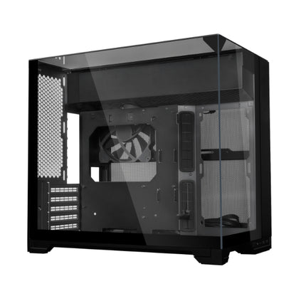 Računalniško ohišje Lian Li O11 Vision-M, Micro-ATX, kaljeno steklo, črno