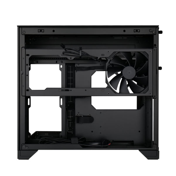 Računalniško ohišje Lian Li O11 Vision-M, Micro-ATX, kaljeno steklo, črno
