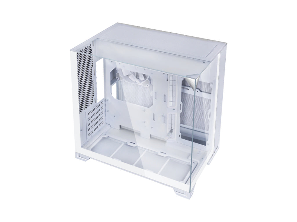 Računalniško ohišje Lian Li O11 Vision-M, Micro-ATX, kaljeno steklo, belo