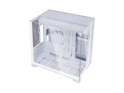 Računalniško ohišje Lian Li O11 Vision-M, Micro-ATX, kaljeno steklo, belo