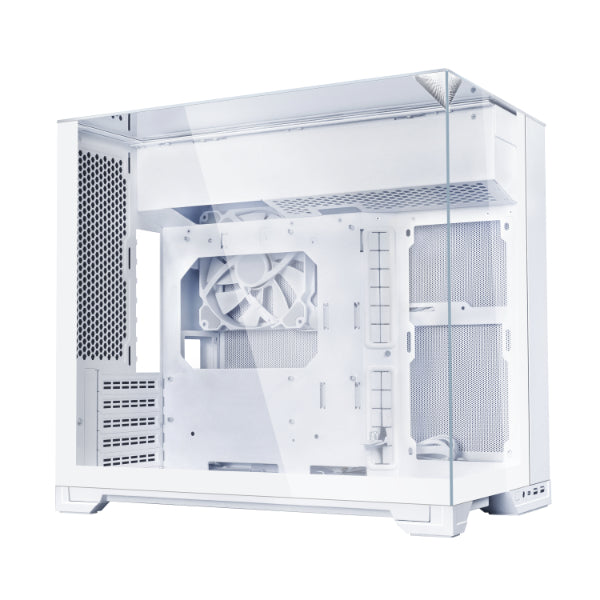Računalniško ohišje Lian Li O11 Vision-M, Micro-ATX, kaljeno steklo, belo