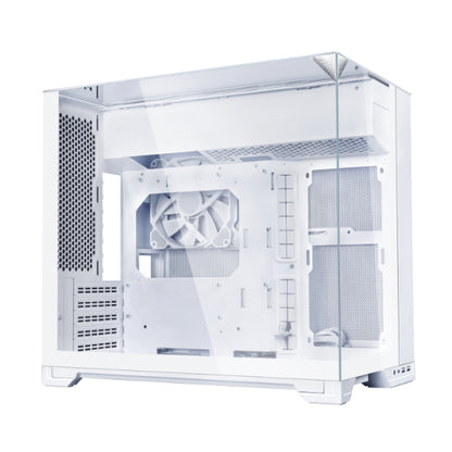 Računalniško ohišje Lian Li O11 Vision-M, Micro-ATX, kaljeno steklo, belo