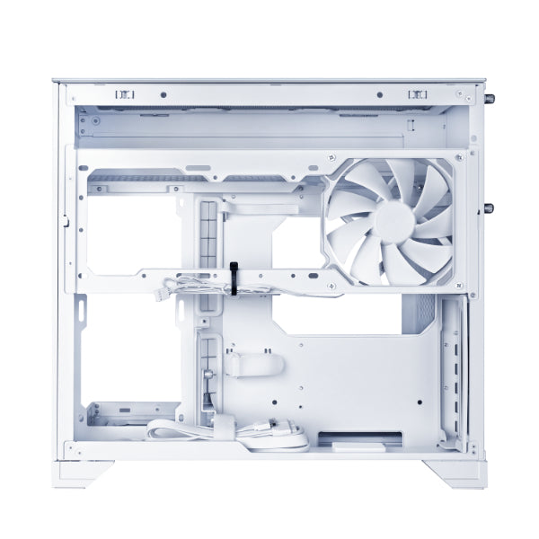Računalniško ohišje Lian Li O11 Vision-M, Micro-ATX, kaljeno steklo, belo