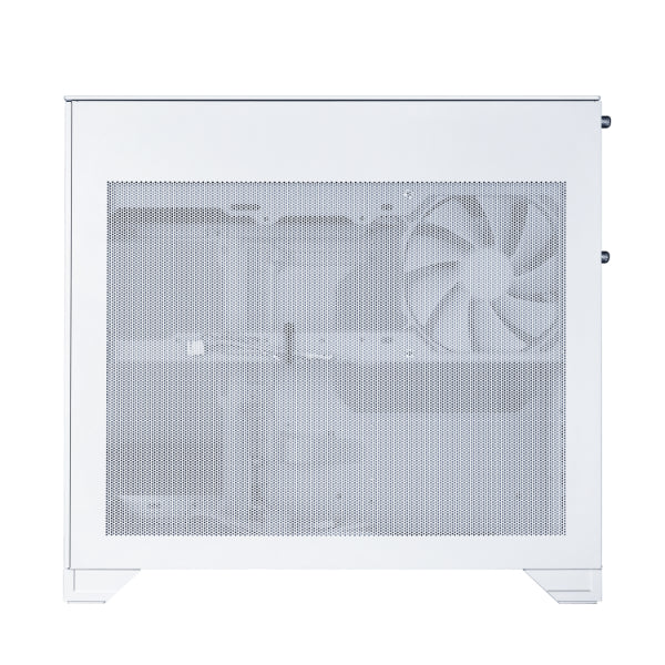 Računalniško ohišje Lian Li O11 Vision-M, Micro-ATX, kaljeno steklo, belo