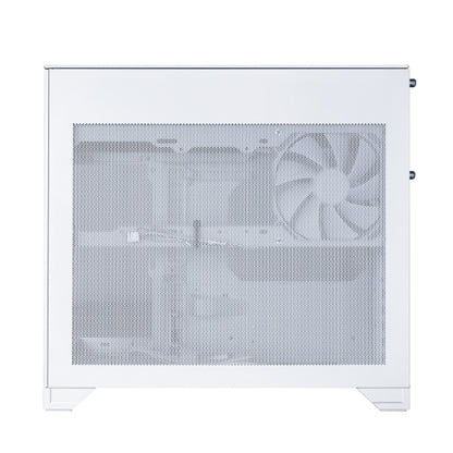 Računalniško ohišje Lian Li O11 Vision-M, Micro-ATX, kaljeno steklo, belo