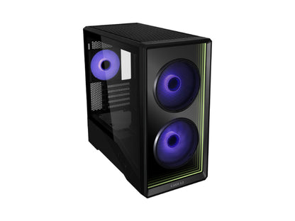 Računalniško ohišje Lian Li Vector V150 INF, Micro-ATX, kaljeno steklo, črno