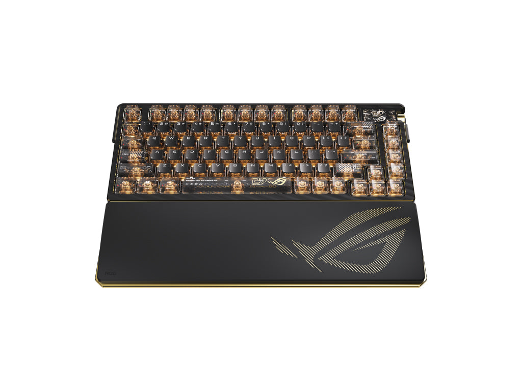 Tipkovnica ASUS ROG Azoth Extreme Edition 20, NX Snow, PBT, OLED, RGB, USB, US