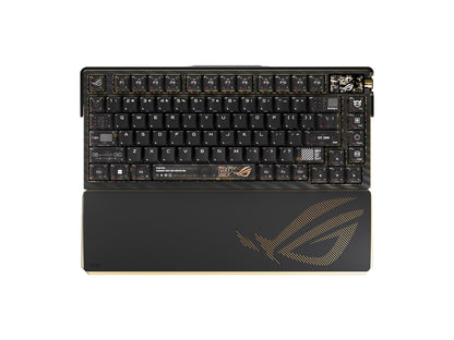 Tipkovnica ASUS ROG Azoth Extreme Edition 20, NX Snow, PBT, OLED, RGB, USB, US