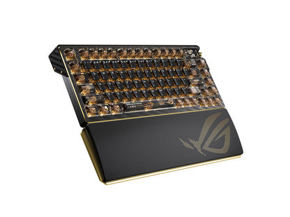 Tipkovnica ASUS ROG Azoth Extreme Edition 20, NX Snow, PBT, OLED, RGB, USB, US