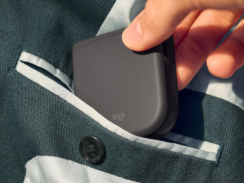 Miška Logitech Mobi Fold, grafitna