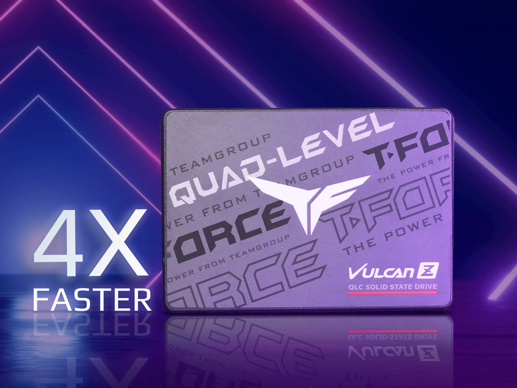 SSD 4TB 2.5'' SATA3 QLC, 7mm, TeamGroup T-FORCE VULCAN Z QLC (T253TY004T0C101)
