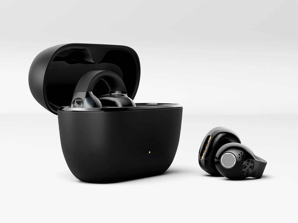 Slušalke Sennheiser Accentum Clip, True Wireless, črne