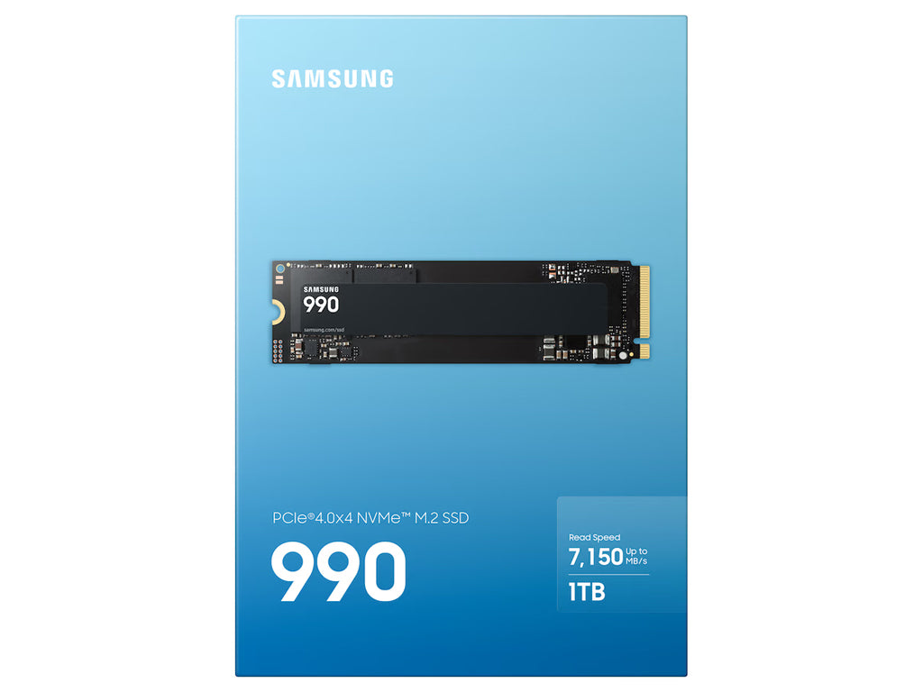 SSD 1TB M.2 80mm PCI-e 4.0 x4 NVMe, Samsung 990 (MZ-V9V1T0BW)