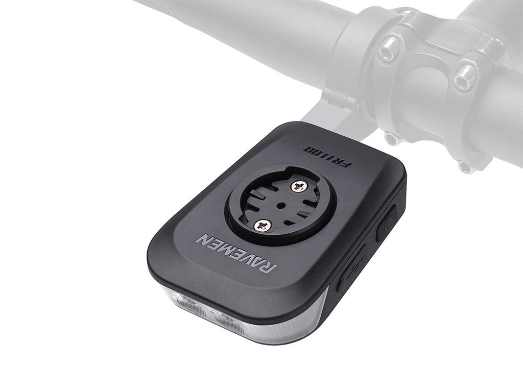 Sprednja kolesarska luč RAVEMEN FR1100, 1100 lm, 2500 mAh, Aluminij, IPX4