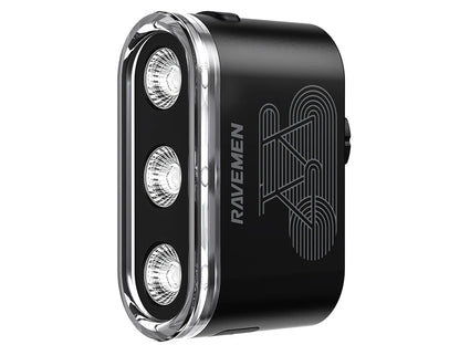 Zadnja kolesarska luč RAVEMEN TR400, 400 lm, 2000 mAh, IPX6