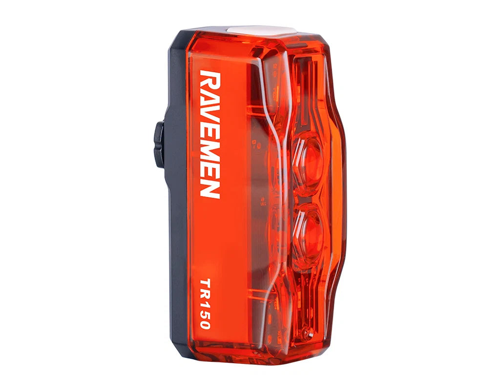 Zadnja kolesarska luč RAVEMEN TR150, 150 lm, 800 mAh, IPX6