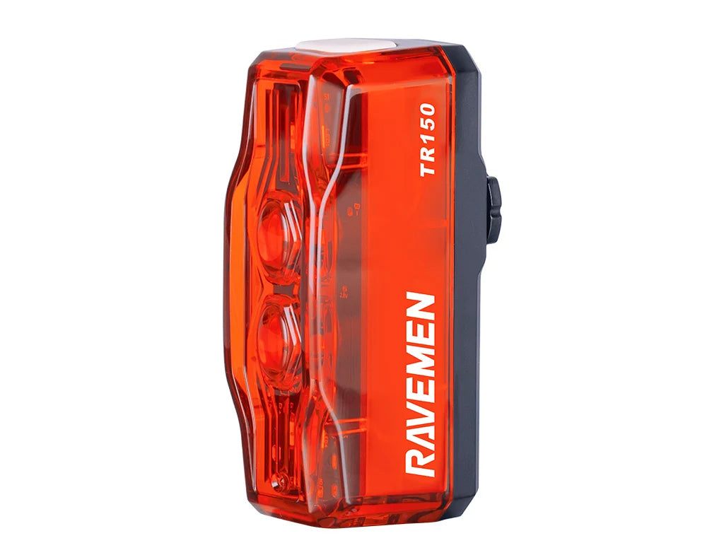 Zadnja kolesarska luč RAVEMEN TR150, 150 lm, 800 mAh, IPX6