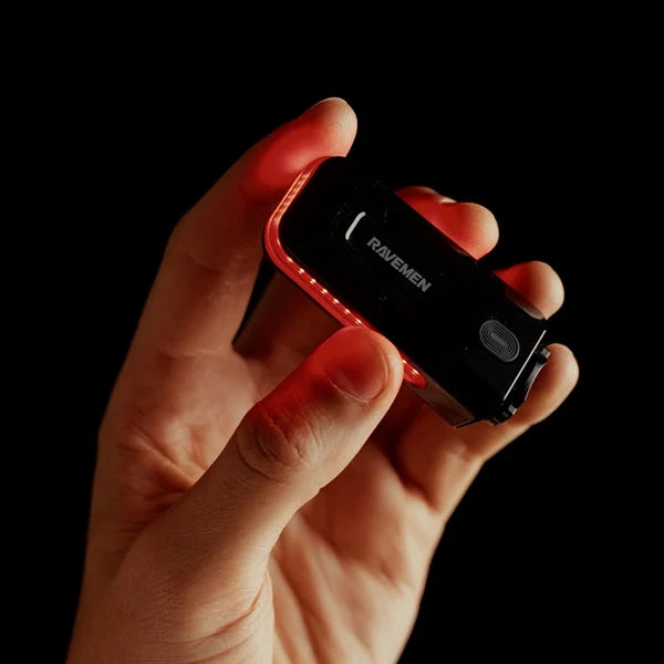 Zadnja kolesarska luč RAVEMEN CL200, 200 lm, 700 mAh, IPX6