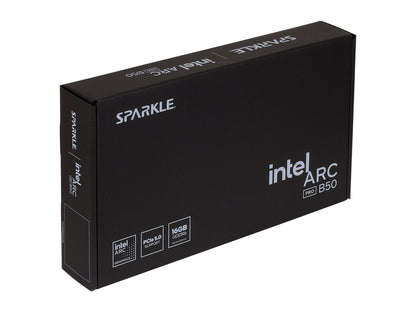 Grafična kartica Intel ARC B50 Pro Blower, 16GB GDDR6, PCIe 5.0, 4x DP 2.1, Sparkle