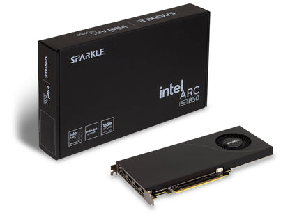 Grafična kartica Intel ARC B50 Pro Blower, 16GB GDDR6, PCIe 5.0, 4x DP 2.1, Sparkle