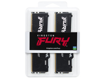 RAM DDR5 64GB Kit (2x32GB) 6000MT/s CL36 1.35V, Kingston Fury Beast RGB EXPO/XMP