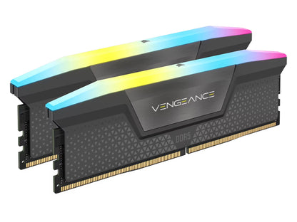 RAM DDR5 64GB Kit (2x 32GB) 6000MT/s CL40 1.35V, Corsair Vengeance RGB EXPO/XMP