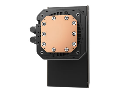 Komplet za tekočinsko hlajenje AIO Liquid Cooler DeepCool LT360 VISION, 360mm, LCD, ARGB, črn