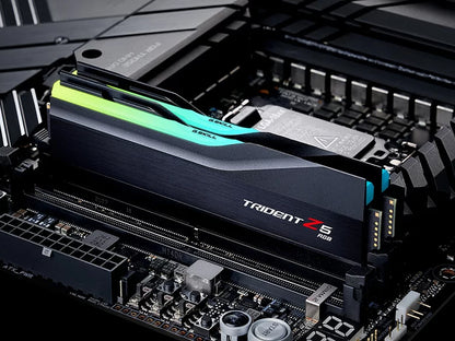 RAM DDR5 64GB Kit (2x32GB) 6000MT/s CL36 1.35V, G.SKILL Trident Z5 RGB XMP/EXPO