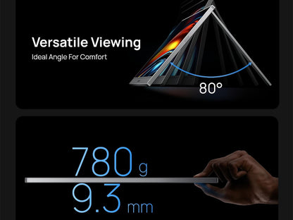 Prenosni monitor 16.1'' (41 cm) FullHD, IPS, 60Hz, mHDMI, USB-C, zvočniki, ARZOPA Z1C, siv